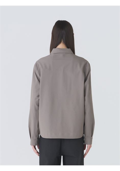 edge lt softshell technical shirt man walnut HIKING PATROL | SS26101WALNUT